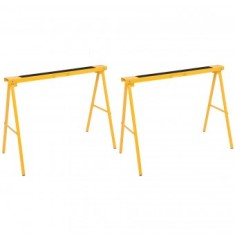 Set 2 capre pliabile pentru lucru Vorel 29401, dimensiune 100x10x75cm