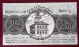 Germania notgeld 25 pfennig 1920 Greu&szlig;en Greussen **