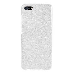 Husa Apple iPhone 7 8 SE 2020 Sclipici Argintiu Silicon