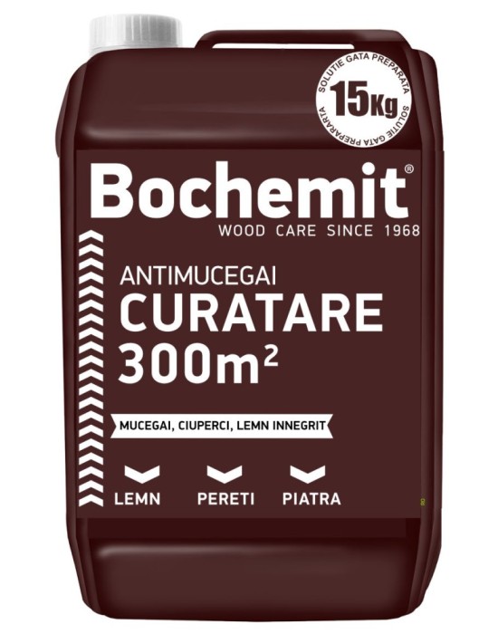 Solutie antimucegai si curatare lemn innegrit Bochemit Antimucegai 15Kg