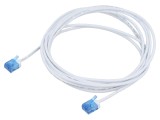Cablaj rețea U/UTP 6a cu placare aurită, LSZH alb, 3m, 32AWG