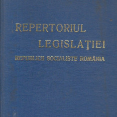 Repertoriul Legislatiei Republicii Socialiste Romania (1976)