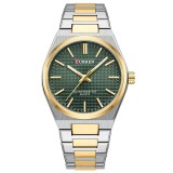 Ceas barbatesc Curren Casual Analog Quartz Business Fashion Indici luminosi Auriu Verde