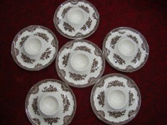 SET / 6 SUPORTI OUA DIN PORTELAN ENGLEZESC JOHNSON BROS