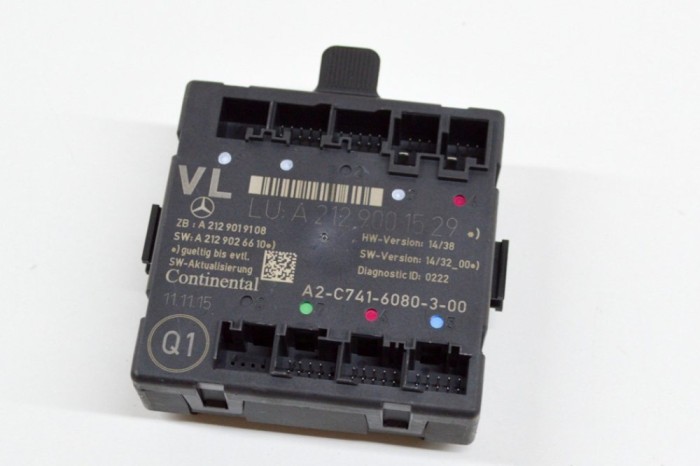 Modul de control ușă st&acirc;nga față MERCEDES-BENZ E W212 2016 OEM: A2129019108,A2-C741-6080-3-00,A2129026610,A2129001529 | 15086649