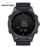 Ceas sport barbatesc digital NORTH EDGE APACHE-46 cu altimetru barometru busola si rezistenta la apa 5ATM, Electronic, Otel, Oem