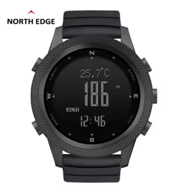 Ceas sport barbatesc digital NORTH EDGE APACHE-46 cu altimetru barometru busola si rezistenta la apa 5ATM foto