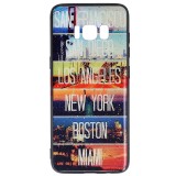 Husa Samsung Galaxy S8, Protectie UV, Design Oras, Sticla Temperata