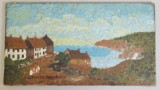 Pierre Arman &quot;Peisaj&quot; ulei pe panza, Peisaje, Pointillism