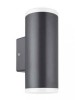 Lampa LED LUMAX bidimensionala 2x6W rotunda 560lm 4000K IP65 A+