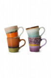 Hkliving set de cești espresso Retro 4-pack