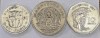 MAURITIUS Set / Lot 12 , 3 Monede : 1 Rupee 1990 + 5 Rupees 1991 + 10 Rupees 1997, Africa, Cupru-Nichel