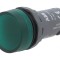Lumina de control verde 22mm