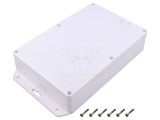 Carcasă universală KRADEX ZP210.140.45SUB TM ASA albă IP67 140x210x45mm