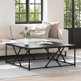 vidaXL Masă de cafea Stejar negru 100 x 100 x 40 cm Lemn compozit 882771