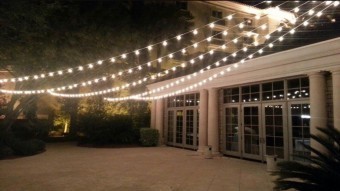 Ghirlanda Luminoasa de Exterior, Lumina Calda /Rece, Lungime 40 m, cu 3 Led/m, Glob Transparent