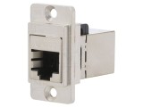 Adaptor DUALSLIM Cat 5e Ecranat 8p8c 29mm Metal