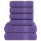vidaXL Set prosoape 6 piese violet 360 g/m&sup2; 100% bumbac 137087