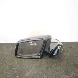 Oglinda Laterala Stanga Mercedes-Benz E W212 2009-2016, A2128105116, Portocalie/Neagra, Unghi Mort, cu Garantie