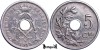 1913, 5 Centimes - Albert I - Regatul Belgiei - inscripție franceză, Europa
