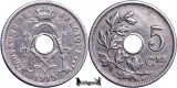 1913, 5 Centimes - Albert I - Regatul Belgiei - inscripție franceză, Europa