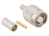 Conector RP-TNC Reverse Male Straight 50&Omega; - Cablu crimpat