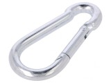 Carabină oțel zincată 90mm 9mm pentru cabluri