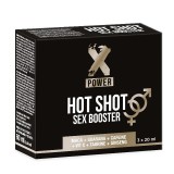 Afrodisiac natural XPOWER Hot Shot Sex Booster, formulă premium pentru stimularea libidoului și intensificarea experiențelor intime - 1 cutie cu 3 buc