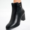 Ghete Dama Imblanite Negre din Piele Ecologica Berta, 36, Negru, Oem