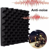 Burete Acustic Izolator Fonic Studio/Home Cinema 100x100x3cm, Antracit, Absorbtie Sunet, Corectie Acustica