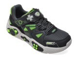 Pantofi sport SKECHERS negri, GAMETRONIX 3.0, din material textil