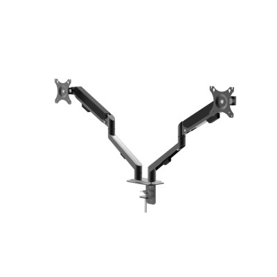 Suport pentru monitor /TV cu brat dublu telescopic atasabil de blat Delight 39684 foto