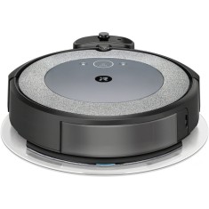 Robot de aspirare cu mop, iRobot Combo i5, i517840, sistem de curatare Aeroforce in 4 etape, recipient lavabil, wi-fi, navigare inteligenta si harta,