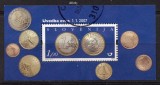 SLOVENIA 2007, Monede EURO, stampilat, uzat