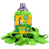 Rezerva mop Brilli, microfibra, marime L, verde