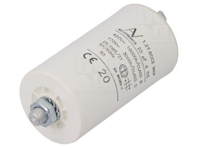 Condensator Motor 20uF 420VAC foto