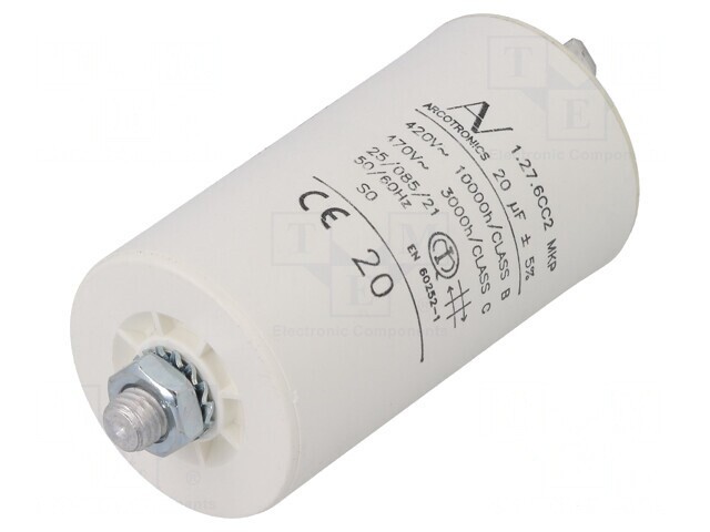 Condensator Motor 20uF 420VAC