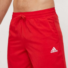 adidas pantaloni scurți bărbați, culoarea roșu IC9394