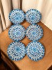Set 6 boluri din ceramică model tradițional portughez