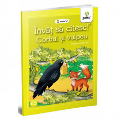 Corbul si vulpea. Invat sa citesc! Nivelul 0 - Esop foto