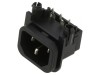 Conector Alimentare AC 10A 250V IEC 60320 THT
