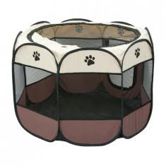Tarc pliabil pentru caini sau pisici , interior sau exterior, 91X91X58 cm foto