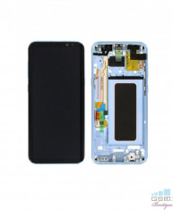 Ecran LCD Display Complet Samsung Galaxy S8 Plus G955F Albastru Deschis foto