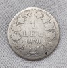 1 leu 1870 Carol argint- primul leu rom&acirc;nesc cu efigia domnitorului
