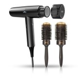 Cumpara ieftin Set Uscator de par - JRL FORTE PRO - Negru - FP2020H + Perie de coafat 32 cm + Perie de coafat 53 cm
