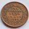 44. Moneda India 1 quarter anna 1893