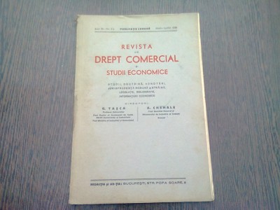 REVISTA DE DREPT COMERCIAL SI STUDII ECONOMICE NR.3-4/1936 foto