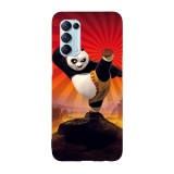Husa compatibila cu Oppo A77 model Kung Fu Panda, Silicon, TPU, Viceversa, Transparent, Carcasa