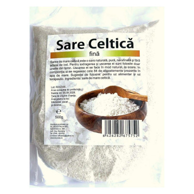 Sare Celtica Fina 100% naturala 500 grame Deco foto