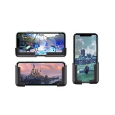Suport pentru telefon, cu dimensiuni reglabile, prindere autoadeziva, din PVC, universal, negru